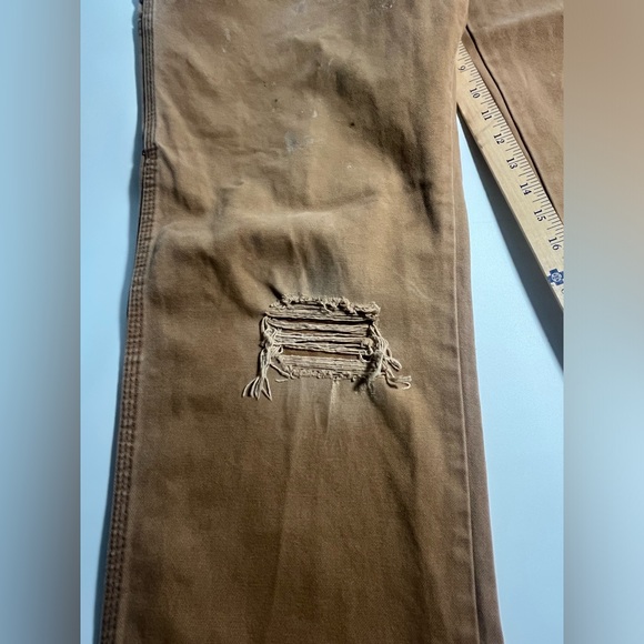 Dickies Casual Distressed Brown Work Pants 061 - Picture 3 of 7